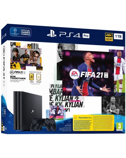 PlayStation 4 PRO 1TB + FIFA 21 + dodatni PS4 kontroler (PS4)