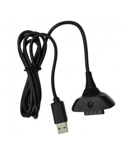 Xbox 360 Play & Charge kabel, črn