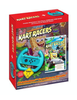 Nickelodeon Kart Racers + moder volan (SWITCH)