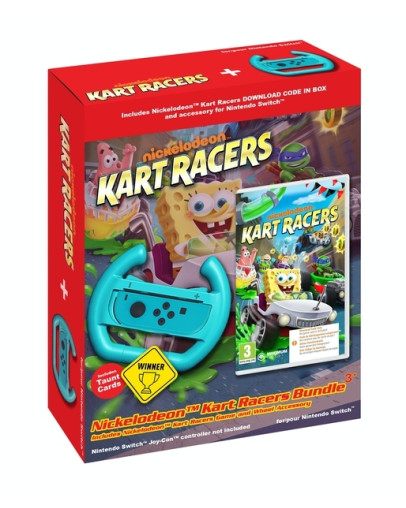 Nickelodeon Kart Racers + moder volan (SWITCH)