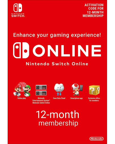 Nintendo Switch Online Membership 12 mesecev