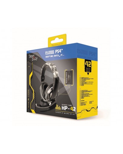 Steelplay žične slušalke HP42 Ice Camo (PS4)