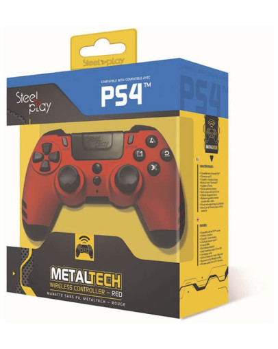 Steelplay brezžični kontroler Metaltech Ruby Red