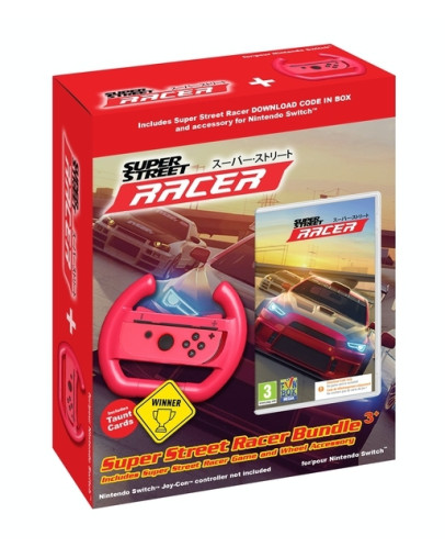 Super Street Racer + rdeč volan (SWITCH)
