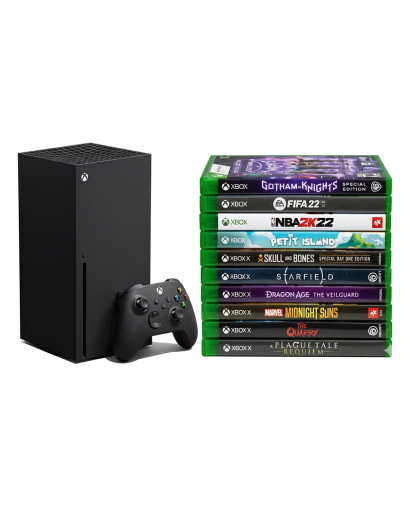 Obnovljen Xbox Series X + 10 iger + 2 leti garancije