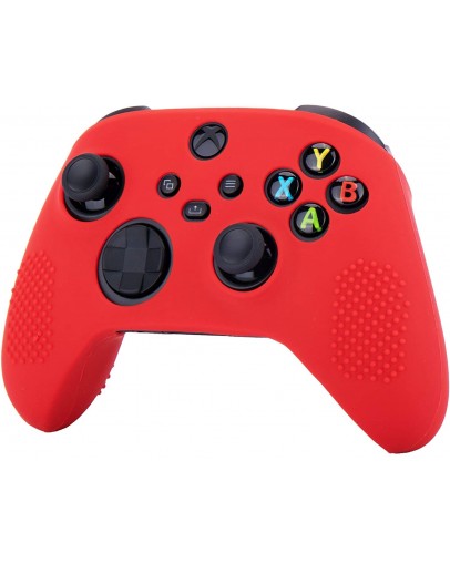 Xbox Series silikonska prevleka za kontroler, rdeča