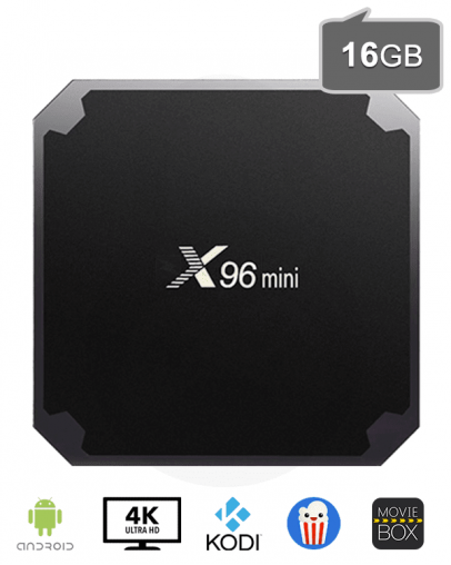 X96 Mini Android 7.1 Smart 4K TV Box, Amlogic Amlogic S905, Mini PC, 16GB