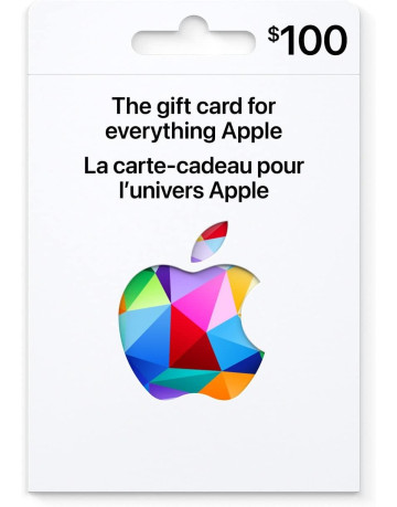 Apple iTunes darilna kartica za 100 USD