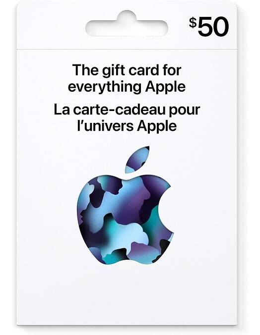 Apple iTunes darilna kartica za 50 USD - koda na papirju