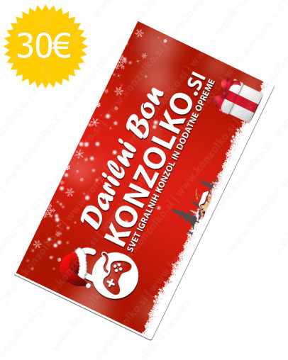 Konzolko darilna kartica za 30 EUR