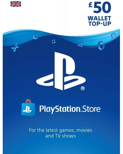 PlayStation predplačniška kartica 50 GBP (UK)