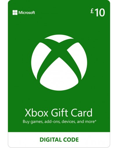 Microsoft Xbox predplačniška kartica 10 GBP (Xbox Live Gift Card)