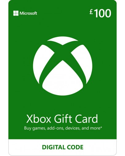Microsoft Xbox predplačniška kartica 100 GBP (Xbox Live Gift Card)