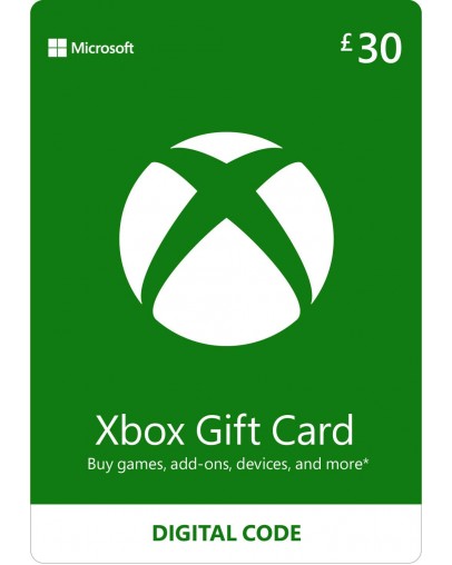 Microsoft Xbox predplačniška kartica 30 GBP (Xbox Live Gift Card)