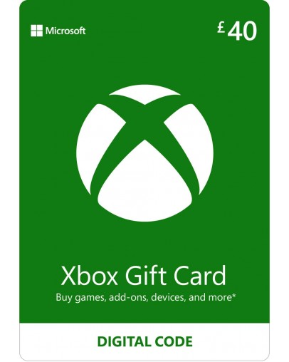 Microsoft Xbox predplačniška kartica 40 GBP (Xbox Live Gift Card)