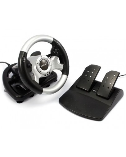 Obnovljen Impact 3 v 1 volan (PC|PS2|XBOX CLASSIC) + 2 leti garancije Obnovljen Impact 3 v 1 volan (PC|PS2|XBOX CLASSIC) + 2 leti garancije