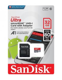 SanDisk Ultra spominska kartica microSD 32GB