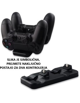 Obnovljena PS4 DualShock 4 polnilna postaja za dva kontrolerja + 2 leti garancije