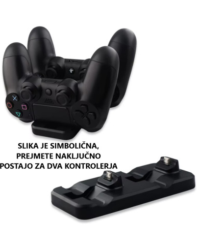 Rabljena PS4 DualShock 4 polnilna postaja za dva kontrolerja + 2 leti garancije