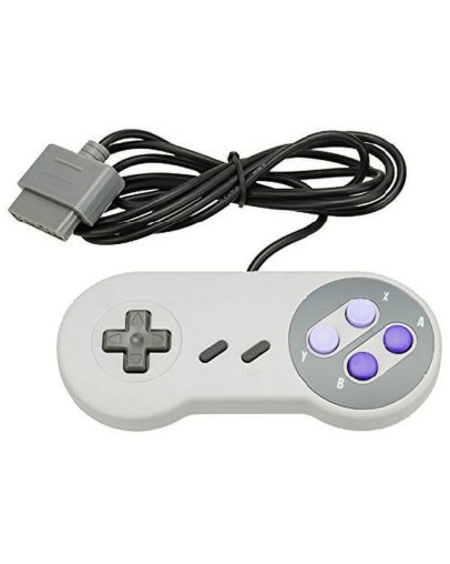 SNES žični kontroler, vijolični gumbi