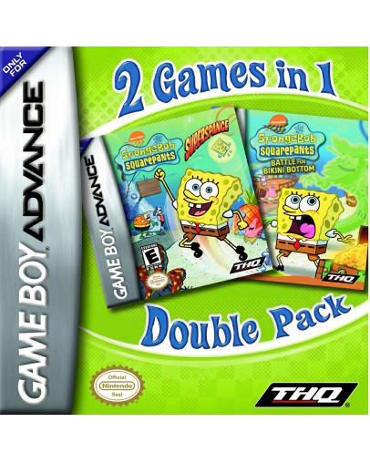 2 Games in 1 SpongeBob SquarePants SuperSponge & Battle for Bikini Bottom - igra brez ovitka (GBA) - rabljeno