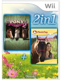 2 in 1 Pony Friends 2 & My Riding Stables Life With Horses (WII) - rabljeno