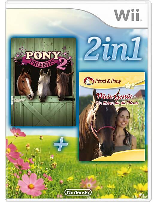 2 in 1 Pony Friends 2 & My Riding Stables Life With Horses (WII) - rabljeno