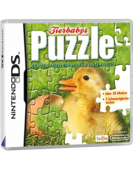 Animal Babies Puzzle - igra v nemščini (DS) - rabljeno