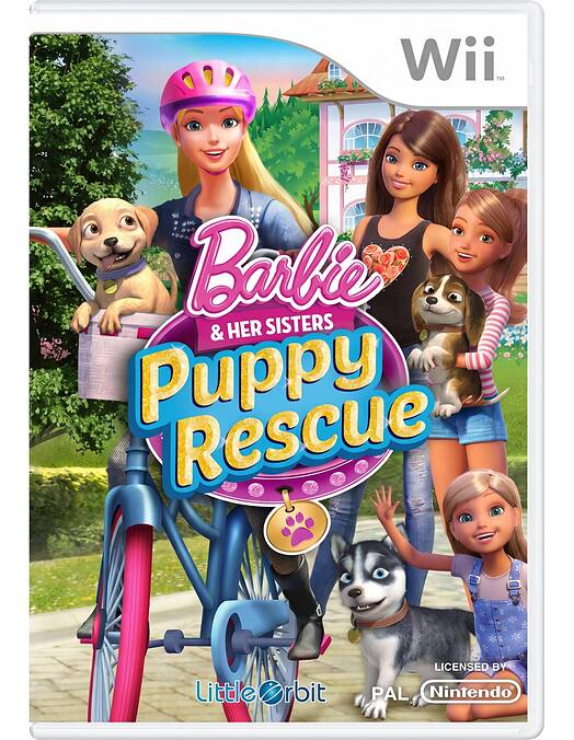 Barbie and Her Sisters Puppy Rescue - igra v nemščini (WII) - rabljeno