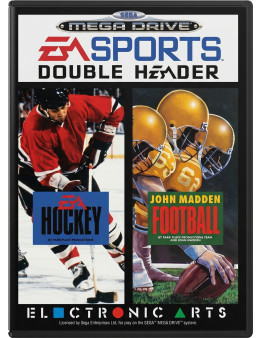 EA Sports Double Header Hockey & John Madden Football (SEGA MEGA DRIVE) - rabljeno
