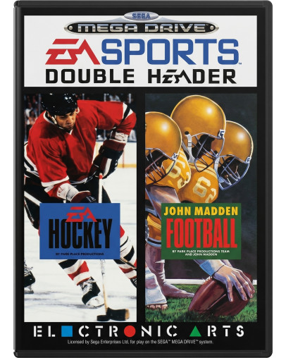 EA Sports Double Header Hockey & John Madden Football (SEGA MEGA DRIVE) - rabljeno
