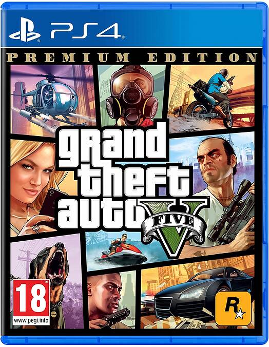 Grand Theft Auto 5 Premium Edition - GTA V (PS4)