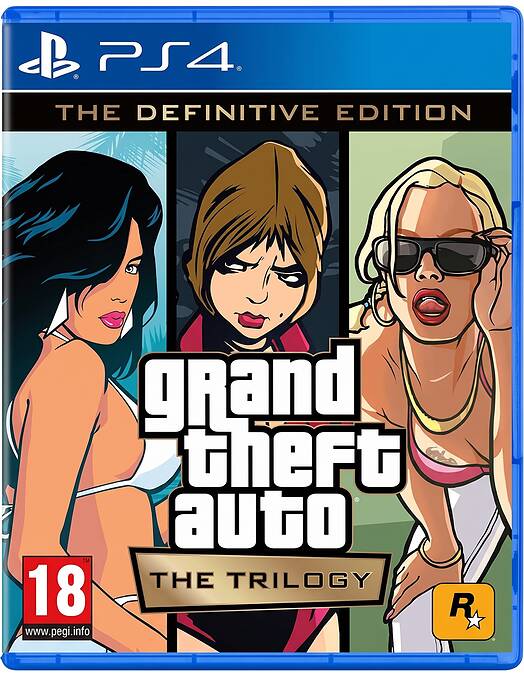 Grand Theft Auto The Trilogy Definitive Edition - igra brez ovitka (PS4) - rabljeno