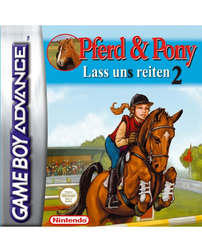 Horse & Pony Lets Ride 2 - igra v nemščini brez ovitka (GBA) - rabljeno