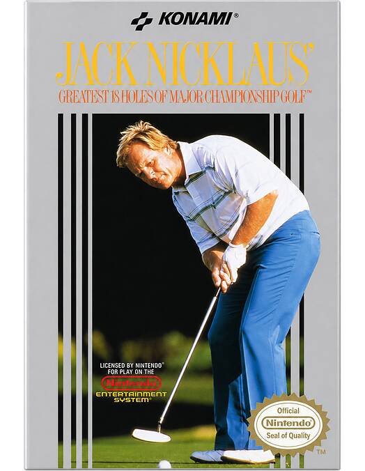 Jack Nicklaus Golf - igra brez ovitka (NES) - rabljeno