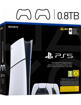 Sony PlayStation 5 825GB Digital z dvema kontrolerjema