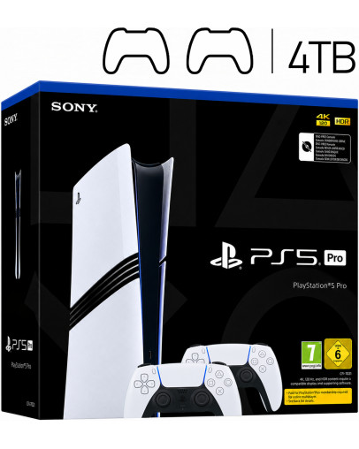 Sony PlayStation 5 Pro 4TB Digital z dvema kontrolerjema