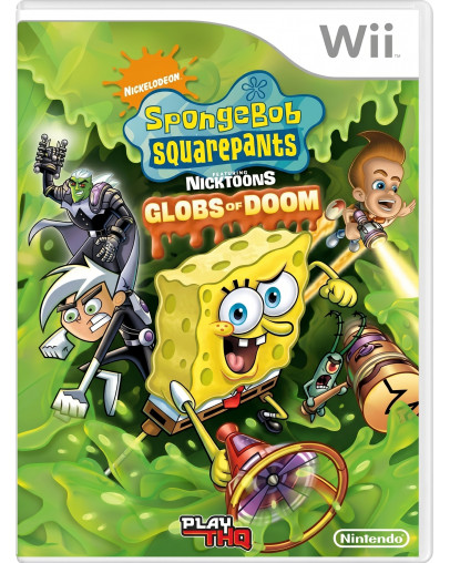 SpongeBob SquarePants featuring Nicktoons Globs of Doom - igra v nemščini (WII) - rabljeno