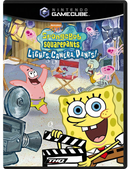 SpongeBob SquarePants Lights Camera Pants - igra v nemščini (GAMECUBE) - rabljeno