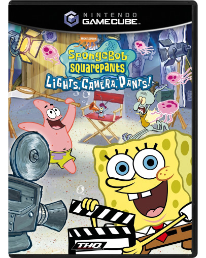 SpongeBob SquarePants Lights Camera Pants - igra v nemščini (GAMECUBE) - rabljeno
