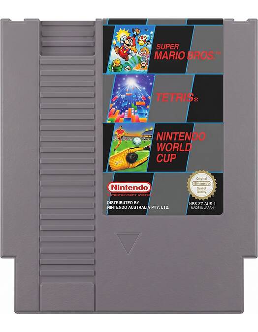 Super Mario Bros & Tetris & Nintendo World Cup - igra brez ovitka (NES) - rabljeno