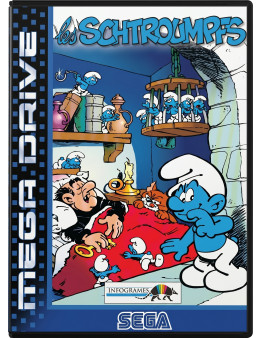 The Smurfs - igra v nemščini (SEGA MEGA DRIVE) - rabljeno