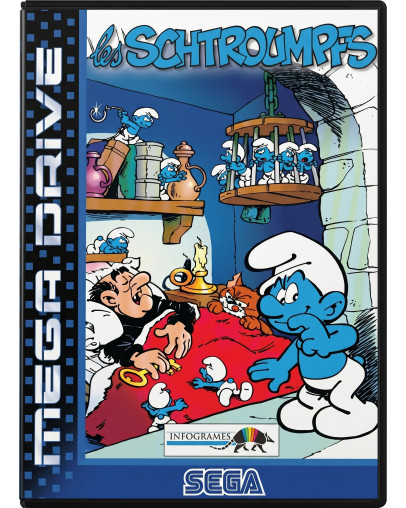 The Smurfs - igra v nemščini (SEGA MEGA DRIVE) - rabljeno