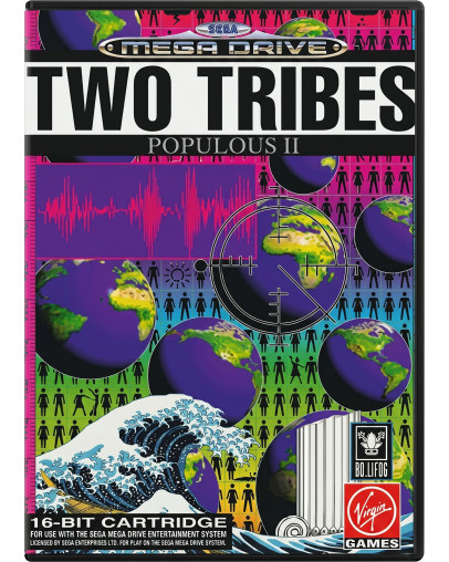 Two Tribes Populous 2 (SEGA MEGA DRIVE) - rabljeno