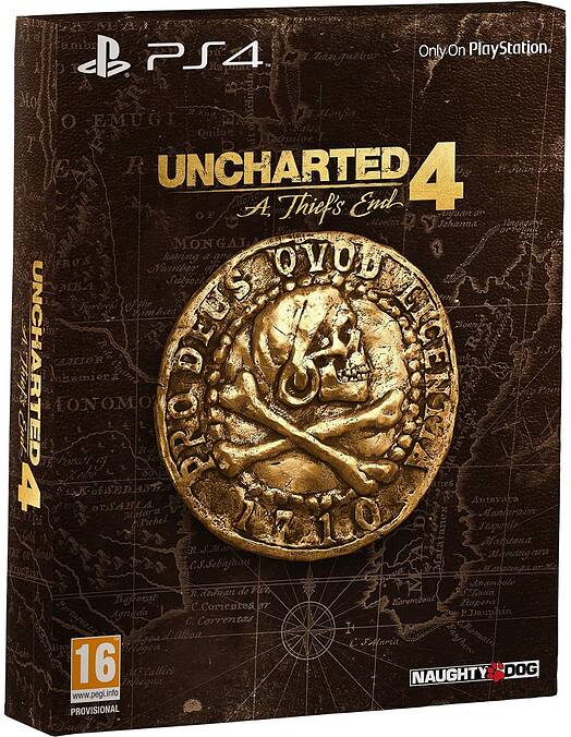 Uncharted 4 A Thiefs End Steelbook (PS4) - rabljeno