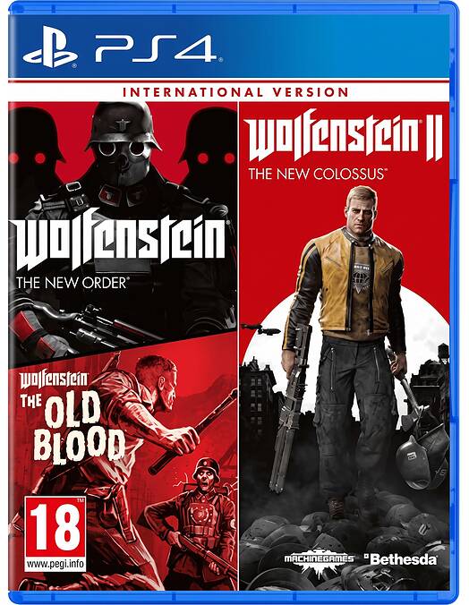 Wolfenstein Triple Pack (PS4) - rabljeno