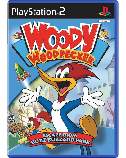 Woody Woodpecker Escape From Buzz Buzzard Park - igra v nemščini (PS2) - rabljeno