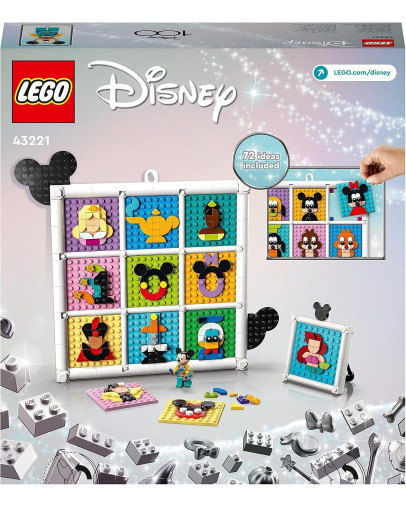 LEGO Disney 100 let Disneyjevih animacijskih ikon številka 43221