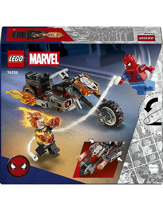 LEGO Marvel Spider-Man proti Ghost Riderjevemu motorju številka 76335