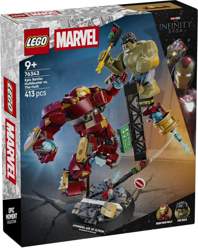 LEGO Marvel Epska bitka Hulkbuster proti Hulku številka 76343
